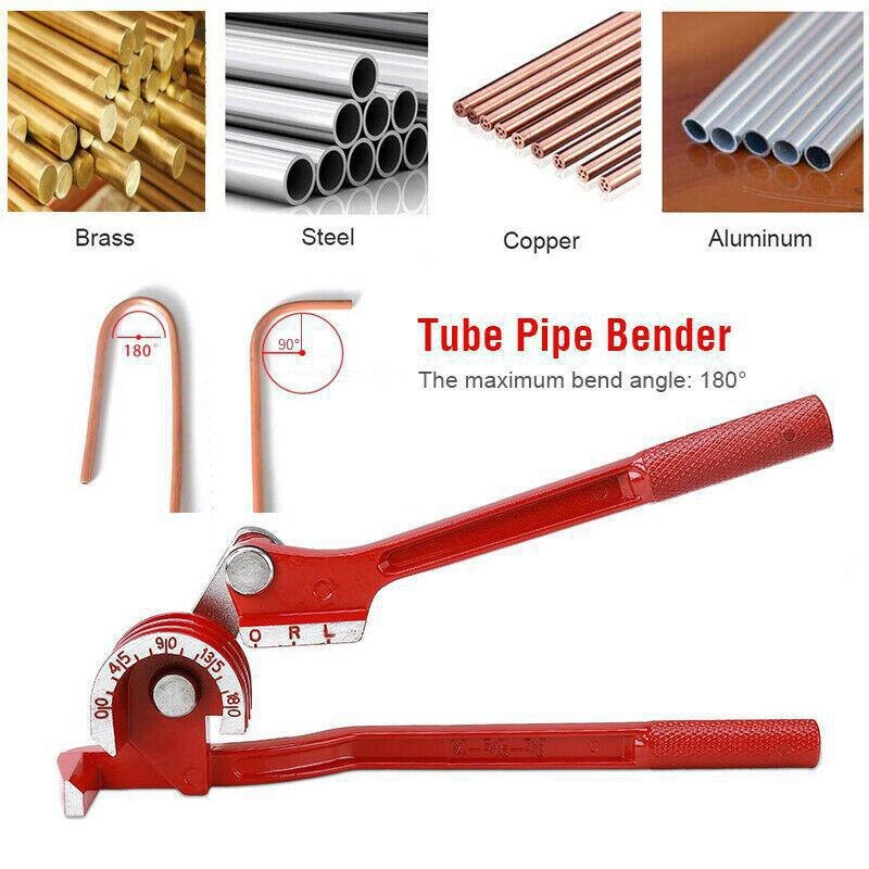 Manual Three-slot Pipe Bender Air Conditioner Copper Pipe Aluminum Pipe，Three-in-one condition elbow Can Bend Copper TubeA1