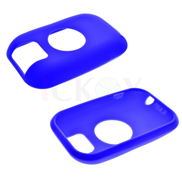 Funda de silicona protectora de goma para ciclismo, accesorio para ordenador GPS Polar V650: Azul