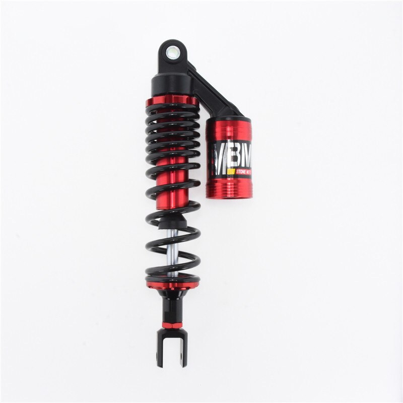 Horquilla trasera de nitrógeno modificada para motocicleta, absorción de impacto modificada, adecuada para absorción de impacto modificada con botella: Rojo