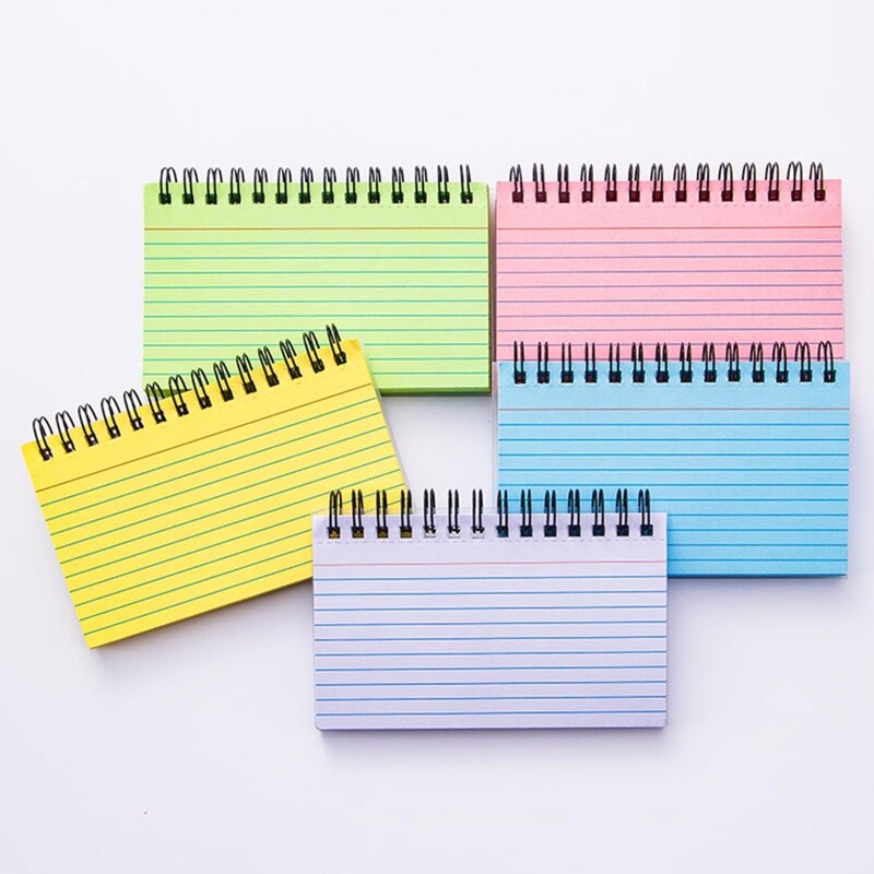 Mini To-do-list Pocket Notepad Small Notebook Journal Spiral Planner Notepad 50 Sheets Tearable for Office Women Men Journaling