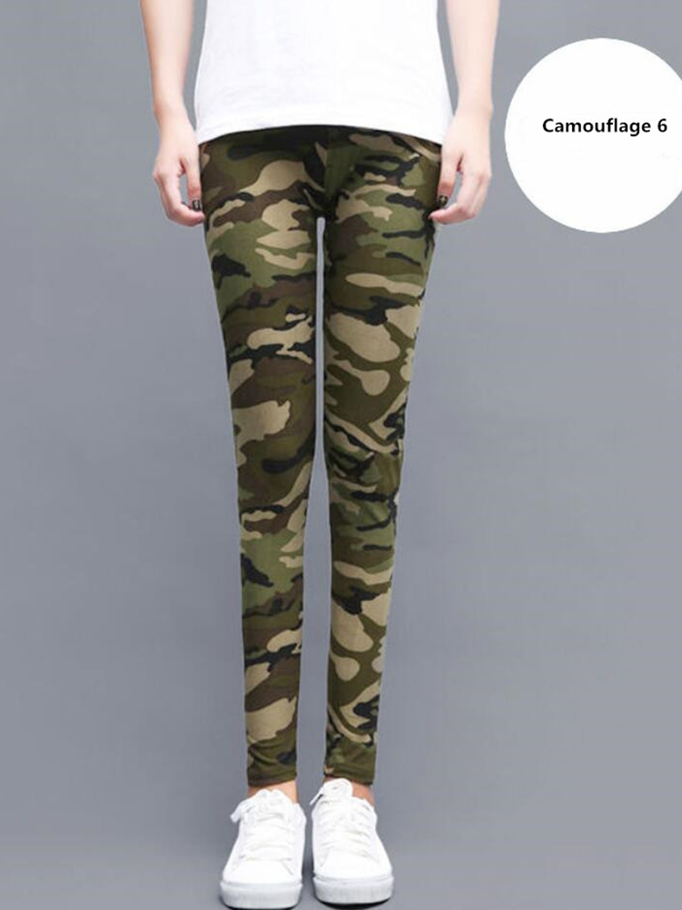 Leggings de camuflaje a la para mujer, pantalones de realce con estampado Sexy para mujer, mallas deportivas informales de talla grande