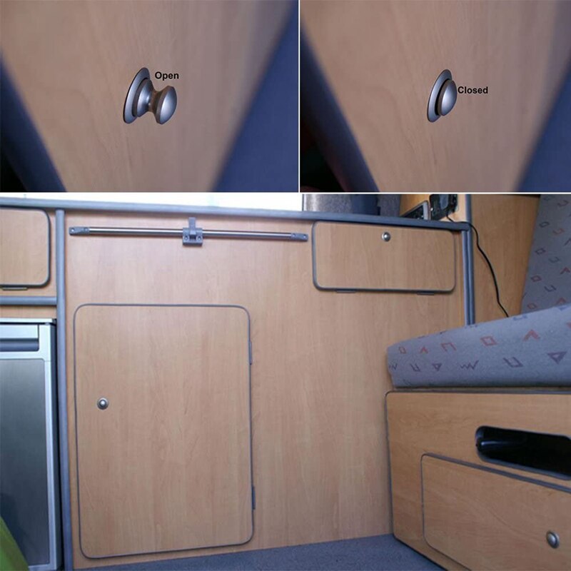 5 kpl asuntoauton painolukko painonapin salpa avaimeton oven lukko 20mm ruskeaa matkailuauton veneen vetolaatikon salpa napin lukot