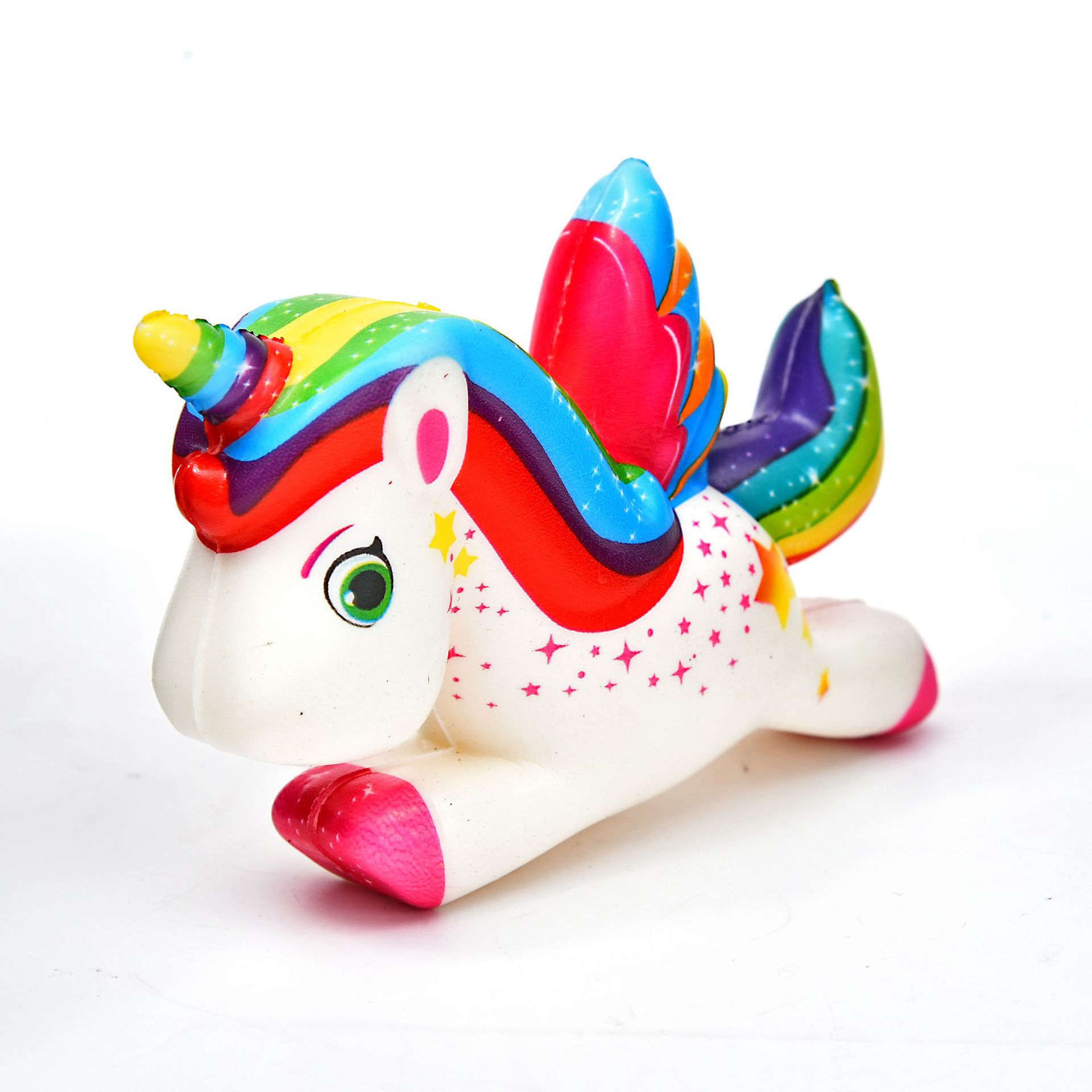 Kawaii jouet de licorne colorée, parfum de pain à montée lente, doux, Simulation amusante, anti-Stress, de noël pour enfants: A