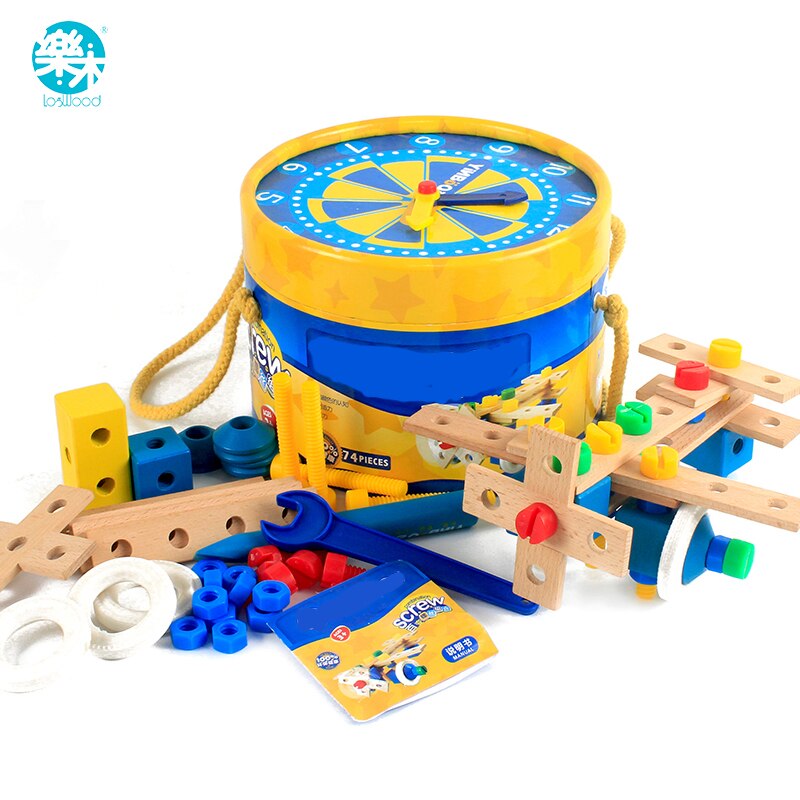 Logwood Baby Houten Speelgoed Echte leven Pretend Speelgoed Gereedschap Speelgoed Tuin Gereedschap Baby Combinatie leren onderwijs Kerst