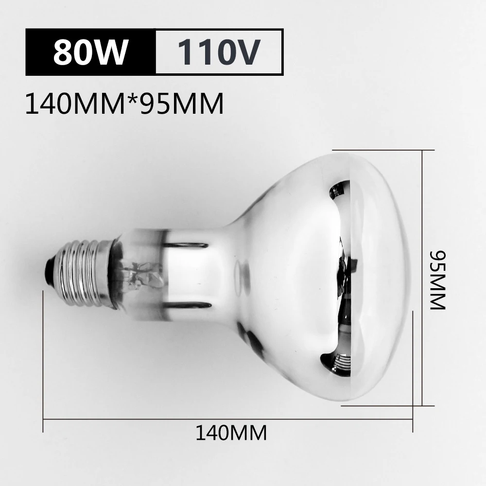 UVA + UVB Imitation éclairage Fluorescent 110 V/220 V 80 W spectre complet lampe solaire Reptile lumière tortues accessoires chauffage Calcium: SCARLET