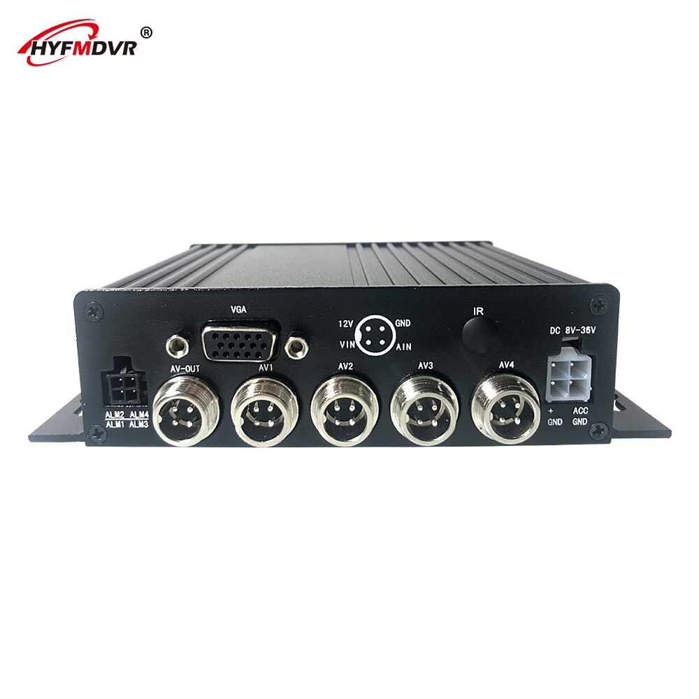 HYFMDVR Source factory HD 4 canales AHD 960P vigilancia local DVR móvil carga coche/barco/vehículo comercial