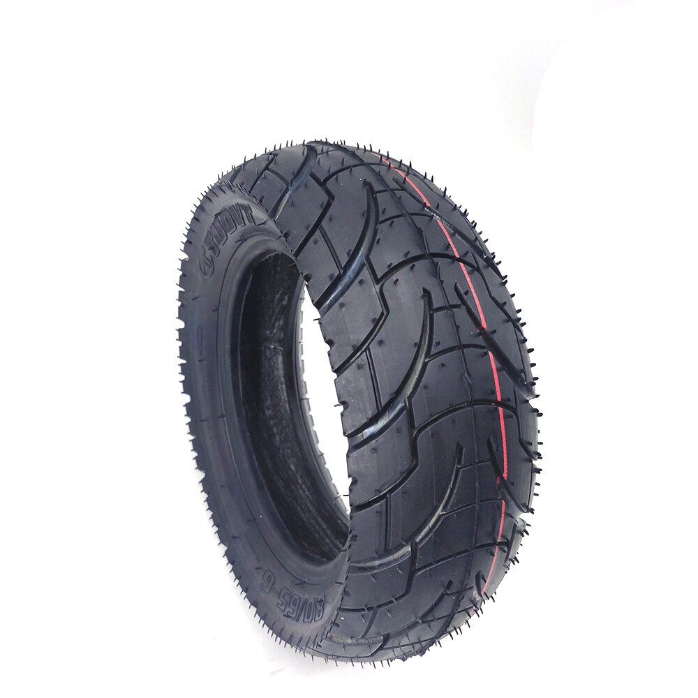 Neumático de 10 pulgadas para scooter eléctrico, piezas de rueda interna 10x3,0, 80/65-6, para bicicleta plegable, gruesa, resistente al desgaste: only outer tire