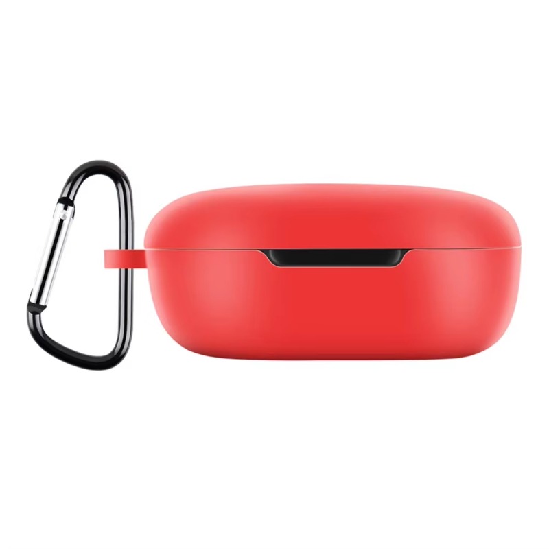 Miękkie silikonowe etui na słuchawki bezprzewodowe Redmi pąki 4 Lite Bluetooth Pokrowiec ochronny na słuchawki Xiaomi Redmi pąki 4 Lite Akcesoria: Czerwony
