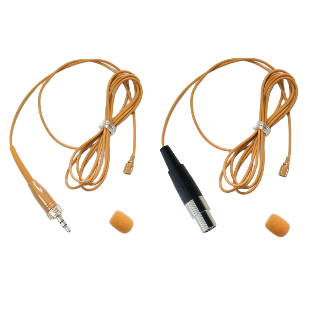 Kolor brązowy TL50 spinka do krawata mikrofon krawatowy dla Shure 4Pin Sennheiser 3.5mm blokada AKG Samson Gemini 3Pin bezprzewodowy nadajnik pasowy