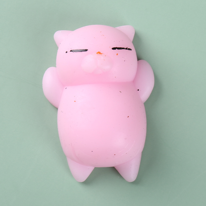 1pcs Antistress Ball Mini Squeeze Toy Squishy Cat Cute Kawaii Doll Squeeze Stretchy Animal Healing Stress Hand Fidget Vent Toys: 6