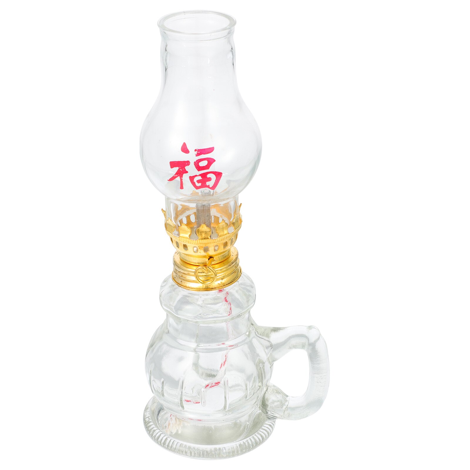 Chinese-style Kerosene Lamp Glass Kerosene Oil Lamp Retro Kerosene Oil Light