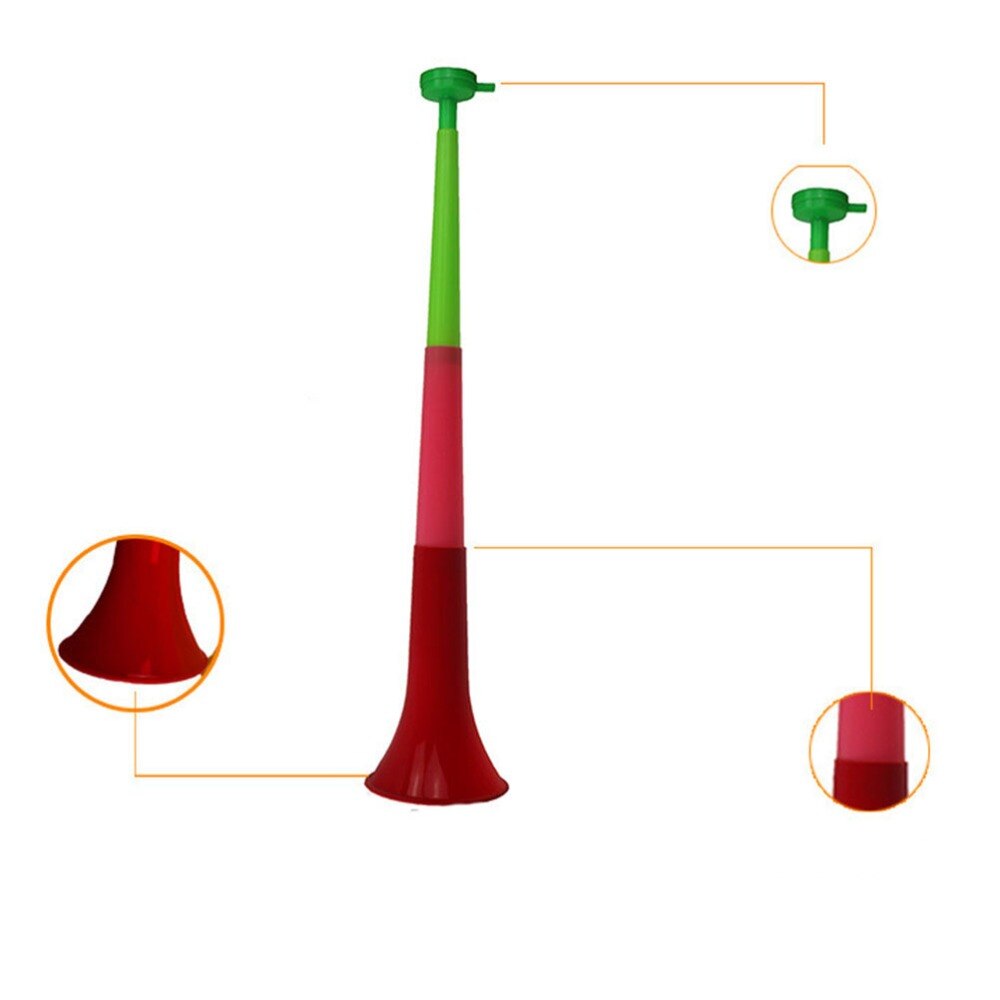 Couleur aléatoire coupe européenne instruments de musique amovible stade de Football acclamer cornes Vuvuzela Cheerleading corne enfant trompette jouet