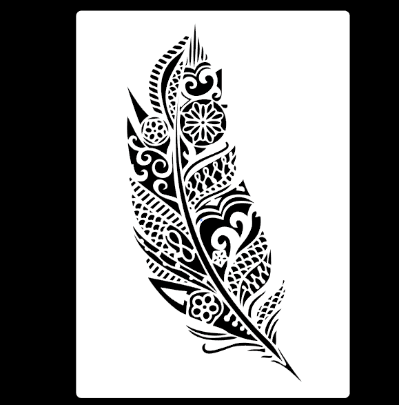 A4 size Stencil for Wall Painting Scrapbooking Stamp Album Decorative Embossing Craft Paper DIY Flower Label Stencils: 705