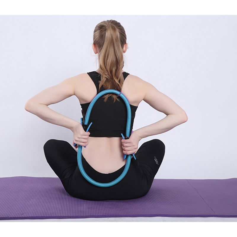 Cerchio fitness anello rengas pilates ylivoimainen rikkoutumaton taikaympyrä fitness rengas joogatarvikkeet