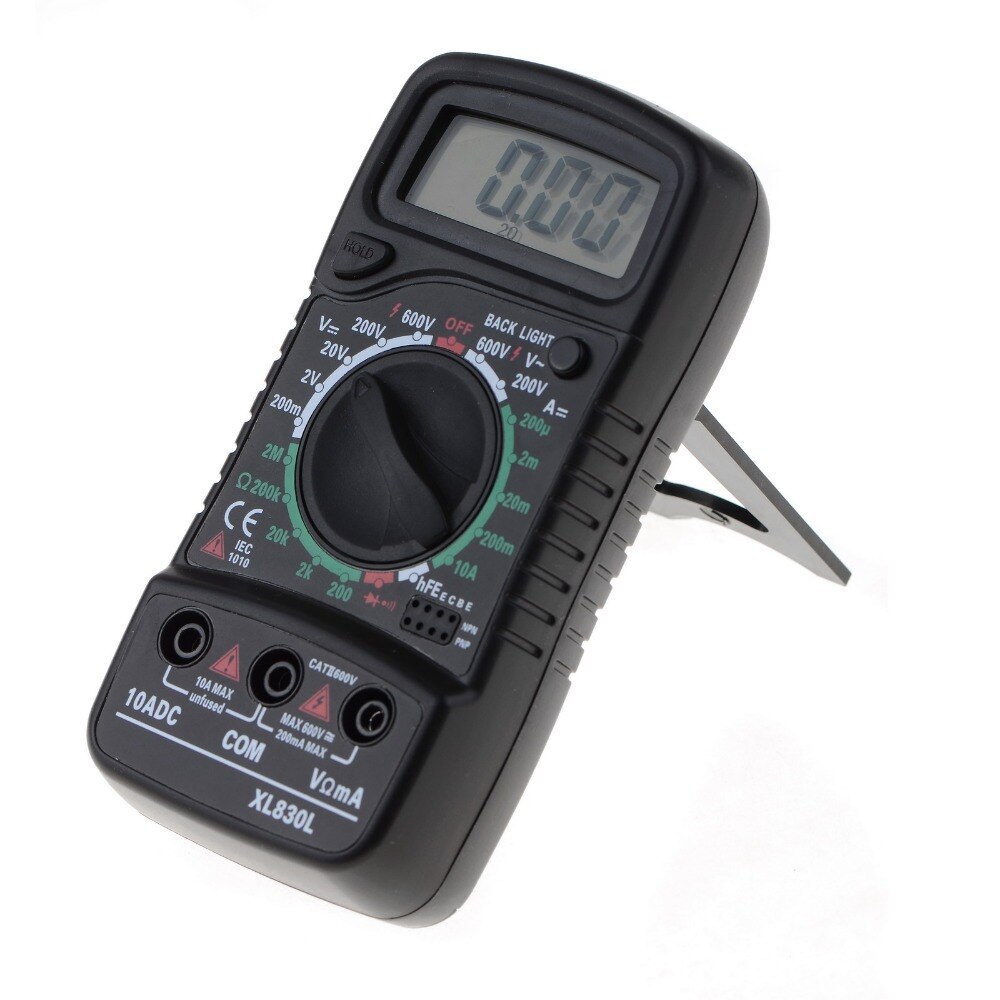 Digital Lcd Multimeter Voltmeter Ammeter Ac/dc/ohm Volt Tester Current Test Household Current Voltage Test Machine