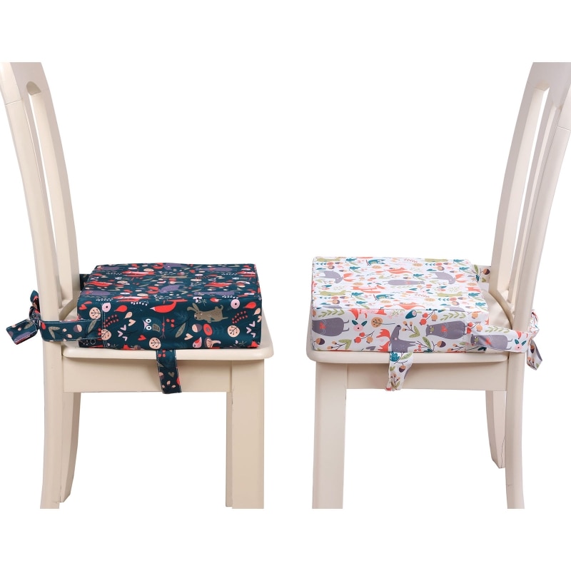 Portable High Chair Pad Booster Travel Dining Room Adjustable Detachable Washable Thicken Sponge Seat Cushion for Toddler L4MC