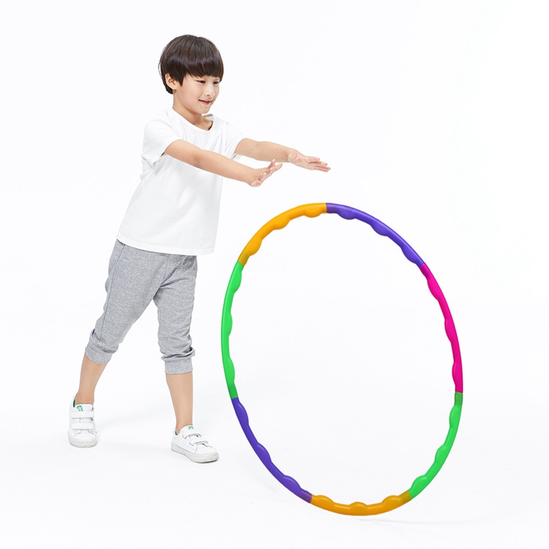 Removable Plastic Wave Sport Hoop Children Fitness Equipment Free Combination Keeping Fit Training Children Hoop