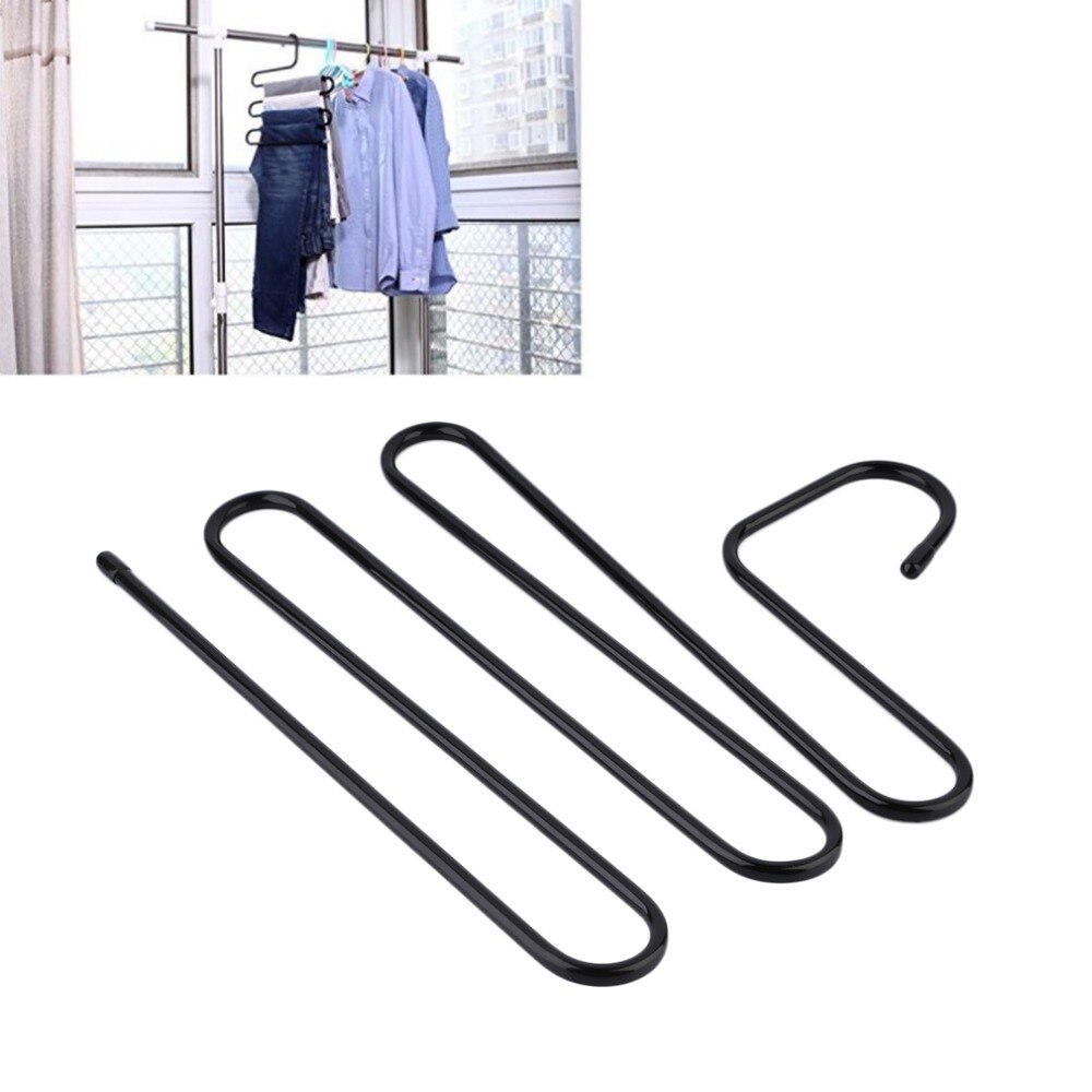 Magic Pants Hanger Space Multifunction Metal Saver Rack Jeans Scarf Tie Closet Tool Remove Slacks Quickly And Efficiently