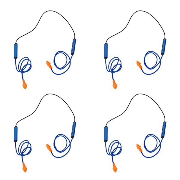 Oordopjes Bluetooth Headset Voor Werk, Gehoorbescherming, Geschikt Voor Bouwplaats En Lawaaierige Omgevingen: Zilver