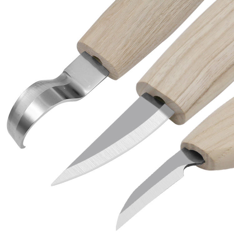 2/3/5/10pcs Chisel Woodworking Knives Hand Tool Set Wood Carving Knife DIY Peeling Wood Carving Carving Spoon Carving Knife