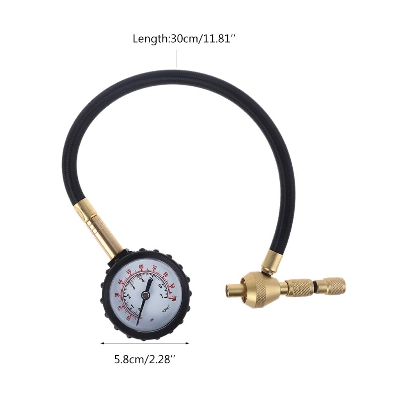 Rapid Air Down Tire Deflator Pressure Gauge 100Psi - Accurate Tire Air Down Tool for SxS, ATV, RV Tires
