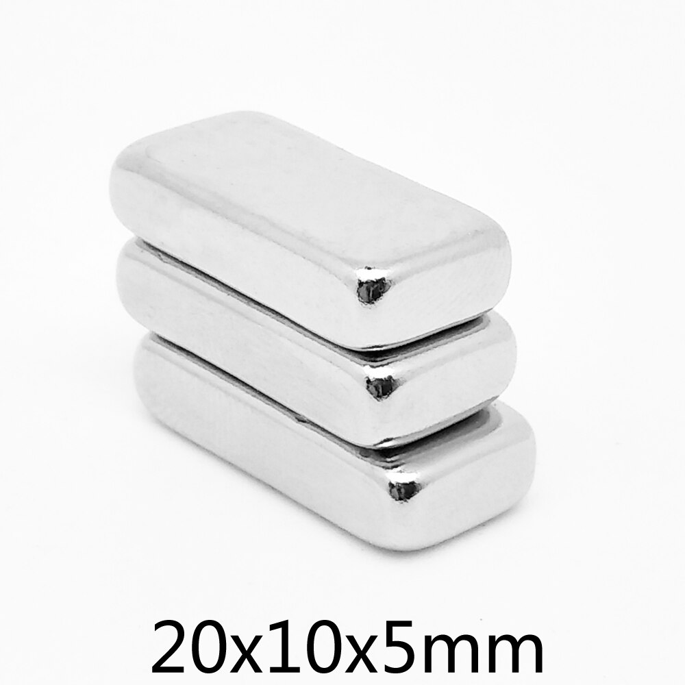 2/5/10/20/30/50PCS 20x10x5 Quadrate Powerful Strong Magnetic Magnets 20x10x5mm Block Neodymium Magnets 20*10*5 Permanent Magnet