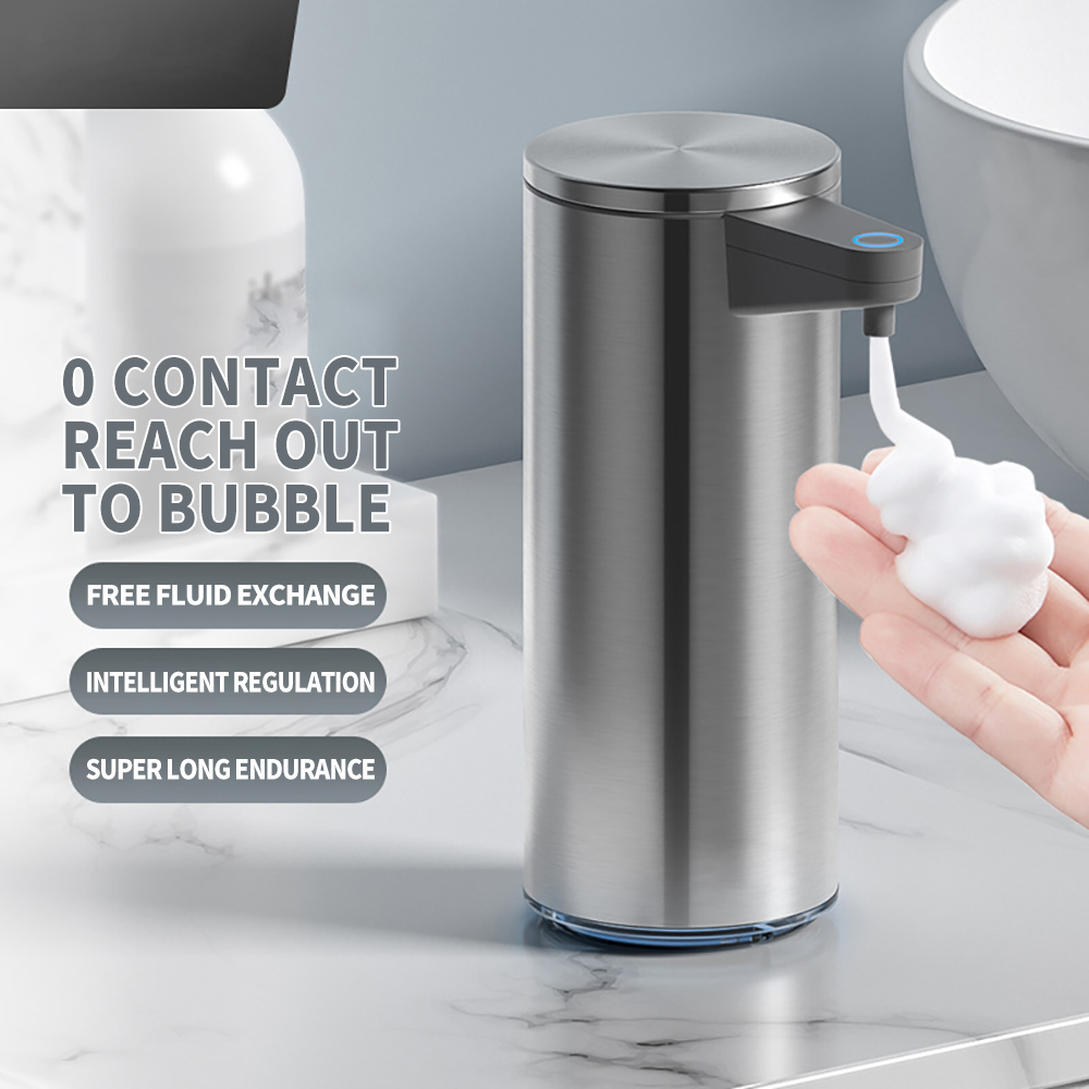 Distributeur existent de Mousse Regina à Infrarouge en Acier Inoxydable, Machine à Main à Induction Intelligente pour la Maison et la Cuisine