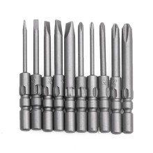 10Pcs 40mm Magnetic Screwdriver Bits PH00 PH0 PH1 PH2 SL4 SL3 SL2.5 SL2 SL1.6 Screw Driver Drill Bit Set