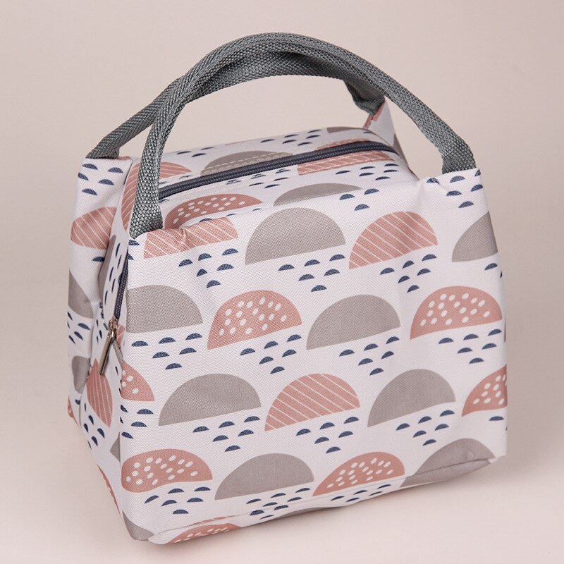 Cooler Tote Draagbare Geïsoleerde Tas Canvas Thermische Koude Voedsel Container School Picknick Voor Mannen Vrouwen Kids Reizen Lunchbox: B