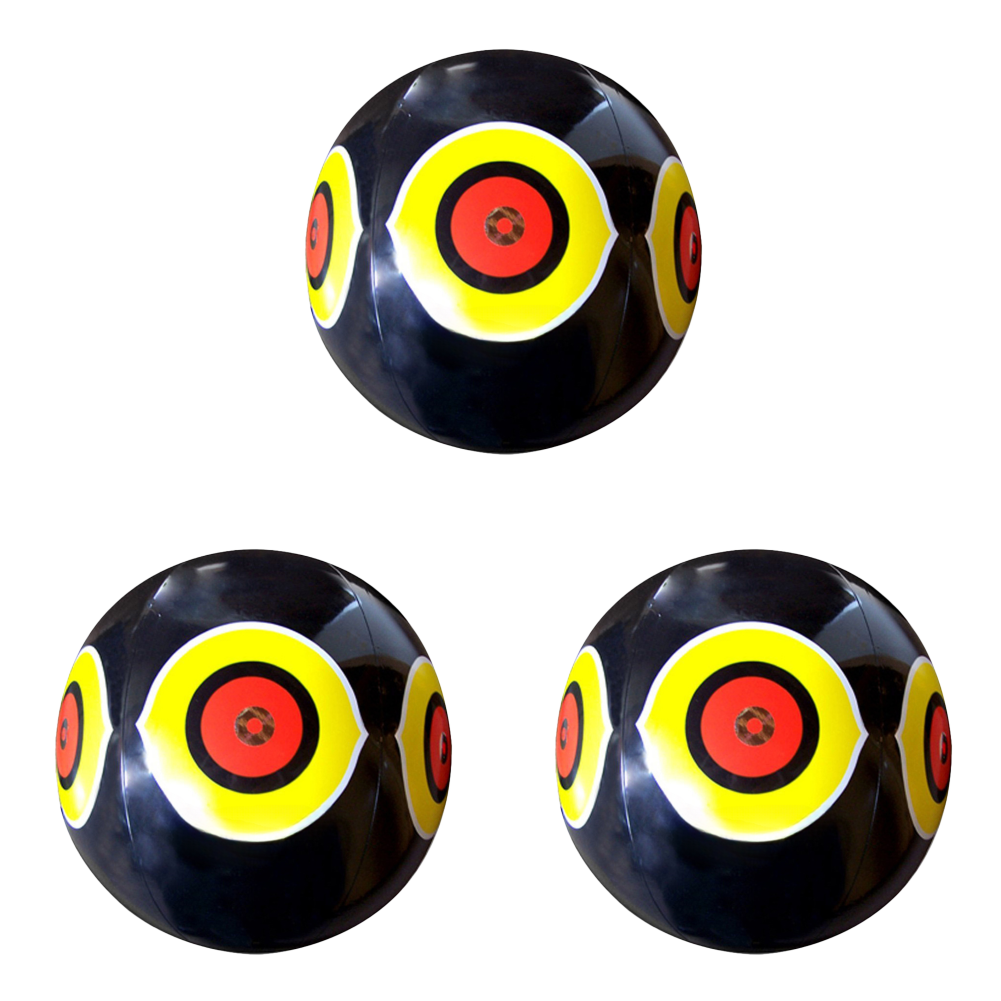 Ballons gonflables anti-oiseaux en PVC pour jardin extérieur, antiparasitaire, 40cm, 1-5 pièces: Bourgogne