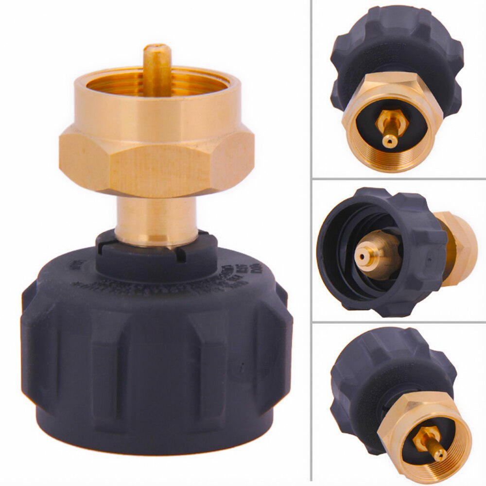 Outdoor Picknick Propan Refill Adapter Gas adapter LPG Flache Zylinder Tank Koppler Camping BBQ Kochen Herd Zubehör