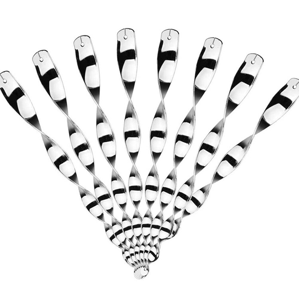 1/6/12 stk fugleskræmmer roterende stang reflekterende vindspiral afskrækkende kontrolenhed landbrugsskræmme fugl havedekoration