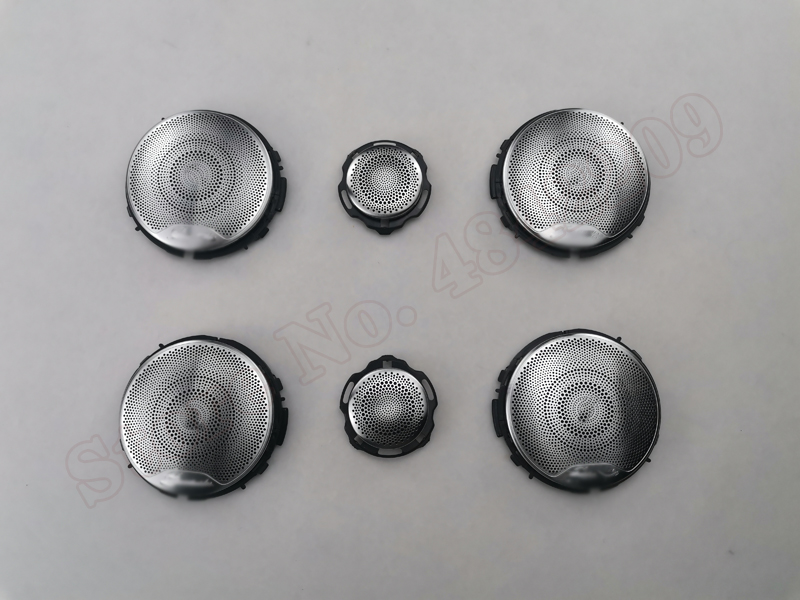 Audio Speaker Panel Voor Mercedes Benz C-Klasse W205 Auto 6 Covers Zilver Interieur Portierbekleding Luidspreker Midrange Deksel accessoires: Default Title