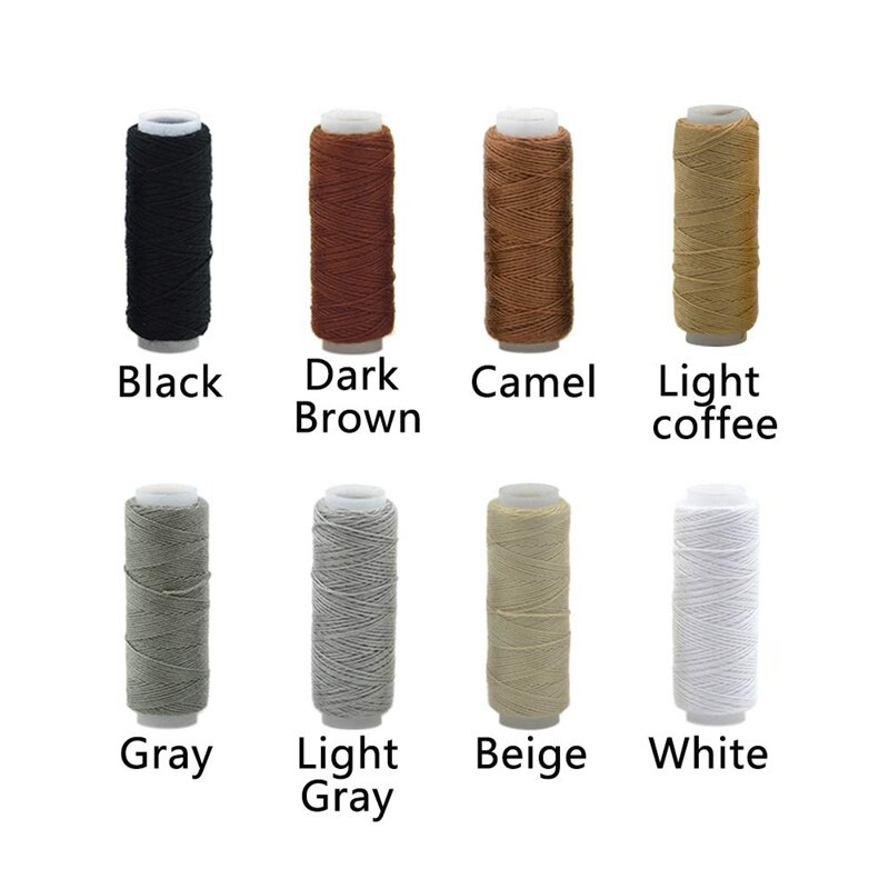 Bekleding Reparatie Kit 29-Pack, lederen Craft Tool Kit Leather Hand Naaien Naalden Canvas Draad En Naalden Meetlint Grote-E