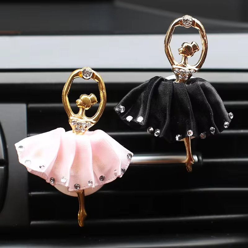 Auto Parfum Clip Ballet Meisje airconditioning Outlet Parfum Clip Ballerina Meisje Luchtverfrisser Geur Clip Auto Decor Accessoires