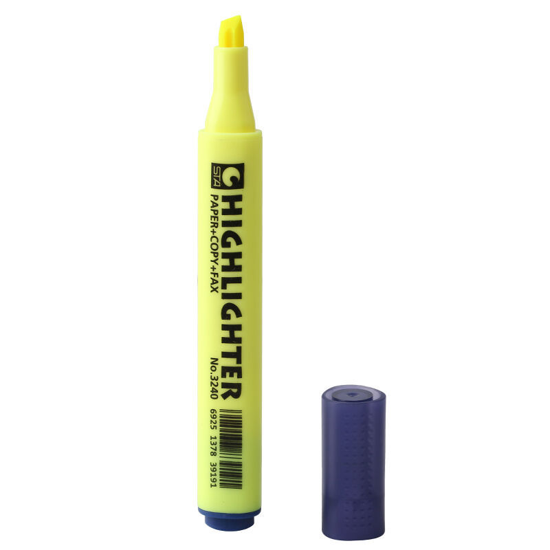 copy Marker high light pens red pink yellow promarkers fluorescent Sketch Markers Brush Pen Draw Manga Animation Art Supplies: yellow