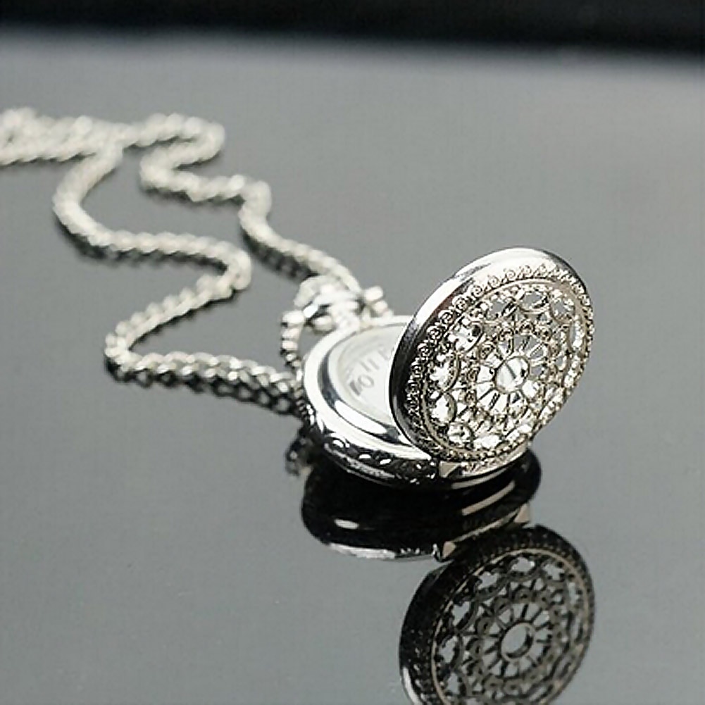 Retro Kleine Size Spinnenwebben Zakhorloge/Horloge Ketting Mode-sieraden Hanger Horloge Ketting Sub