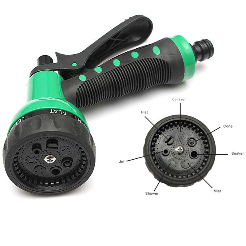 7 Pattern Garden Water Gun Hose Nozzle Mutifunctional Household Car Washing Yard Water Sprayer Pipe Tube Nozzle Sprinkle Tools