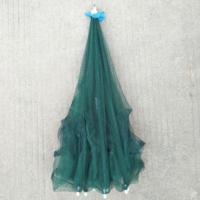 8 trous filet de pêche plié Portable hexagone poisson réseau coulée filets écrevisse crevette receveur réservoir piège chine Cages maille