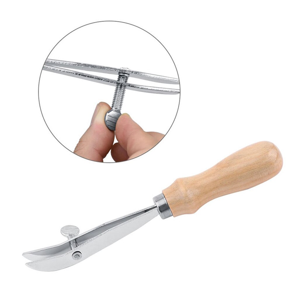 Leather Tools Adjustable Cutter DIY Handmade Leather Crimper Slotting and Grooving Device Edge Holder Leathercraft Cutting