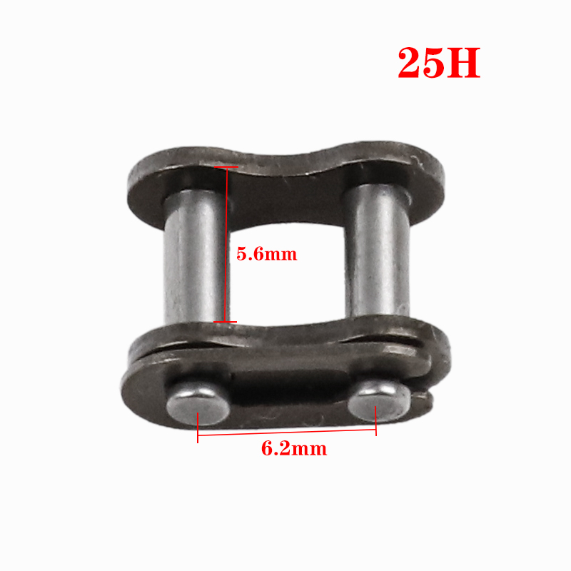 Motorfiets Ketting Gesp Ringschakel 420 428 520 525 25H Zware Ketting Verbindende Connector Master Gezamenlijke Schakel Met O-Ring Kettingslot: Bruin