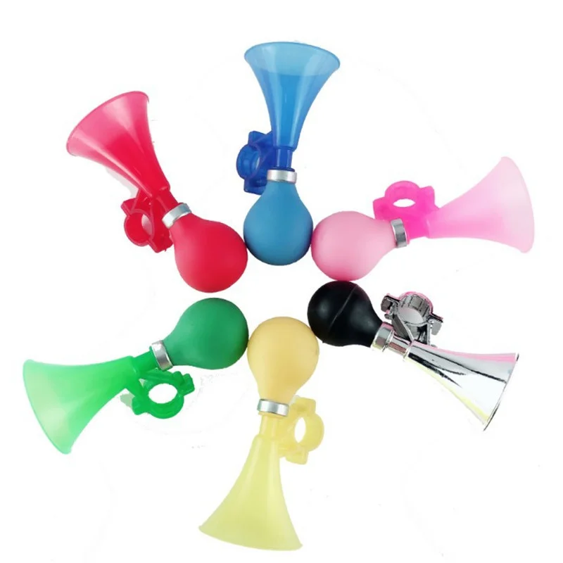 Kinderen Fiets Luchthoorn 1Pc Kleurrijke Fietsen Ring Alarm Voor Kid Jongen Meisje Plastic Stuur Bel Scooter Fiets Accessoires tool