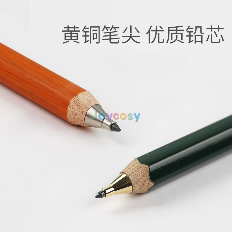 OHTO Mechanical Pencil Wood Sharp with Eraser 2.0mm, Automatic Drafting Pencil for draft Drawing, Crafting, Art Sketching