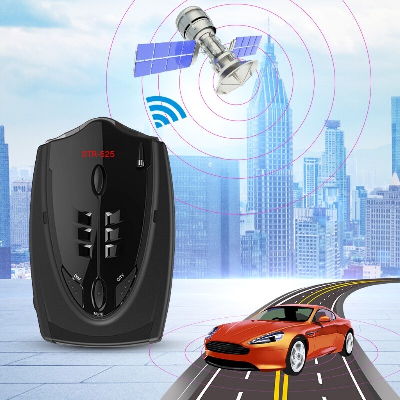 12V Auto Car Anti Ra dar Detector English Russian Thai Voice Alert X K CT La Vehicle Antiradar Alarm Warning