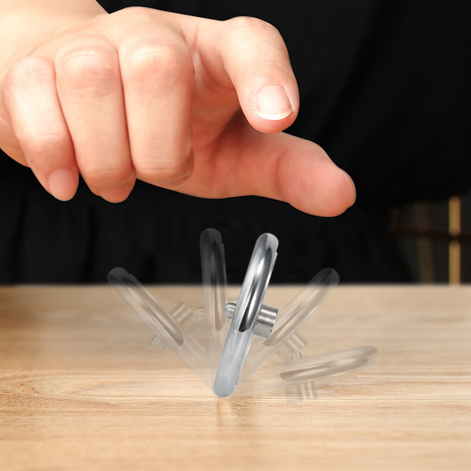 Juguete de mesa de ilusión óptica, Spinner, juguete para aliviar el estrés para chico adulto NSV775