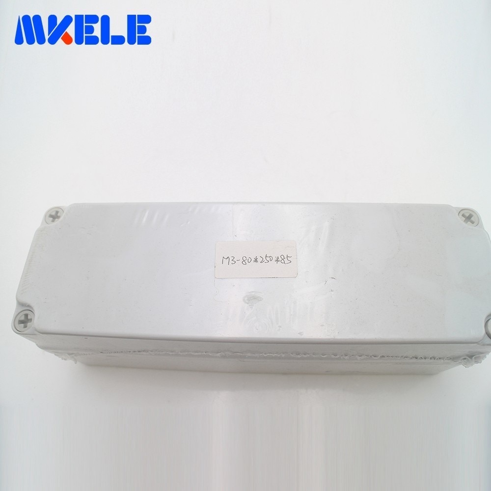 Waterproof Electra Box Enclosure Plastic Box Electric Outdoor Cable Connector Distribution Boxes 80*250*85MM