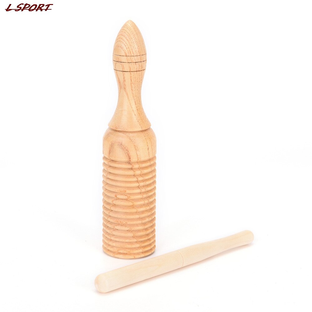 2 Stks/set Geluid Buis Houten Crow Sounder Musical Speelgoed Percussie-instrument Speelgoed Muziekinstrument