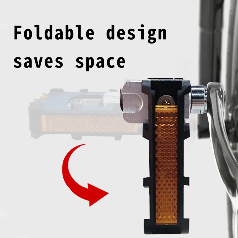KOOTU Folding Bike Pedals Anti-Skid Universal Pedals 9/16 Foldable Pedal for Commuting Bike Mountain Bike Folding Bike Road Bike: Upgrade pedal