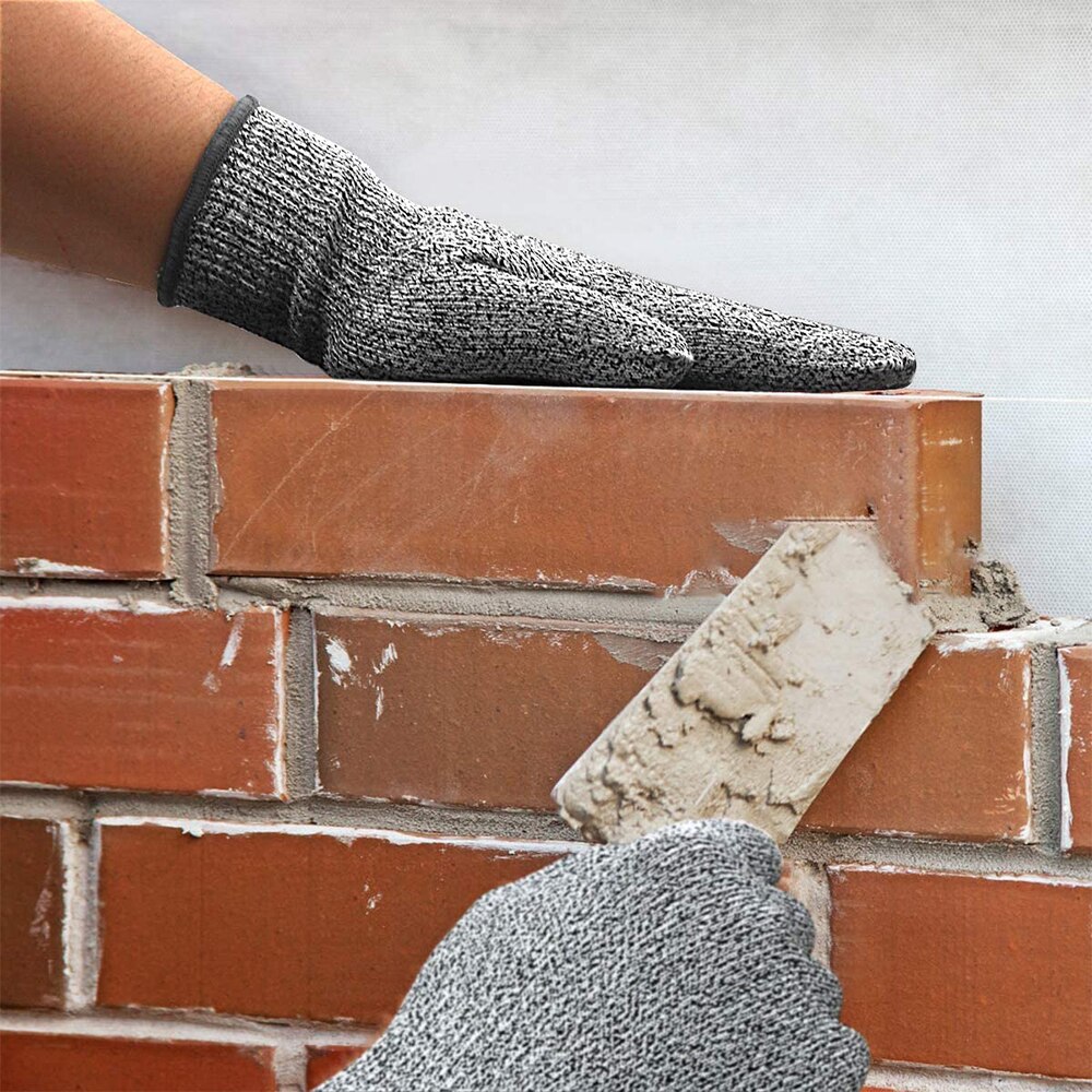 Nivel 5 a prueba de corte de puñalada resistente de Metal de alambre de guante de cocina carnicero cortes guantes para abrir ostras pescado jardinería guantes de seguridad