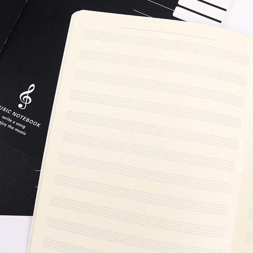 Staff Book Notebook Music Practice Notebook Piano Violin Book Universal Five-line Notebook Random Pattern